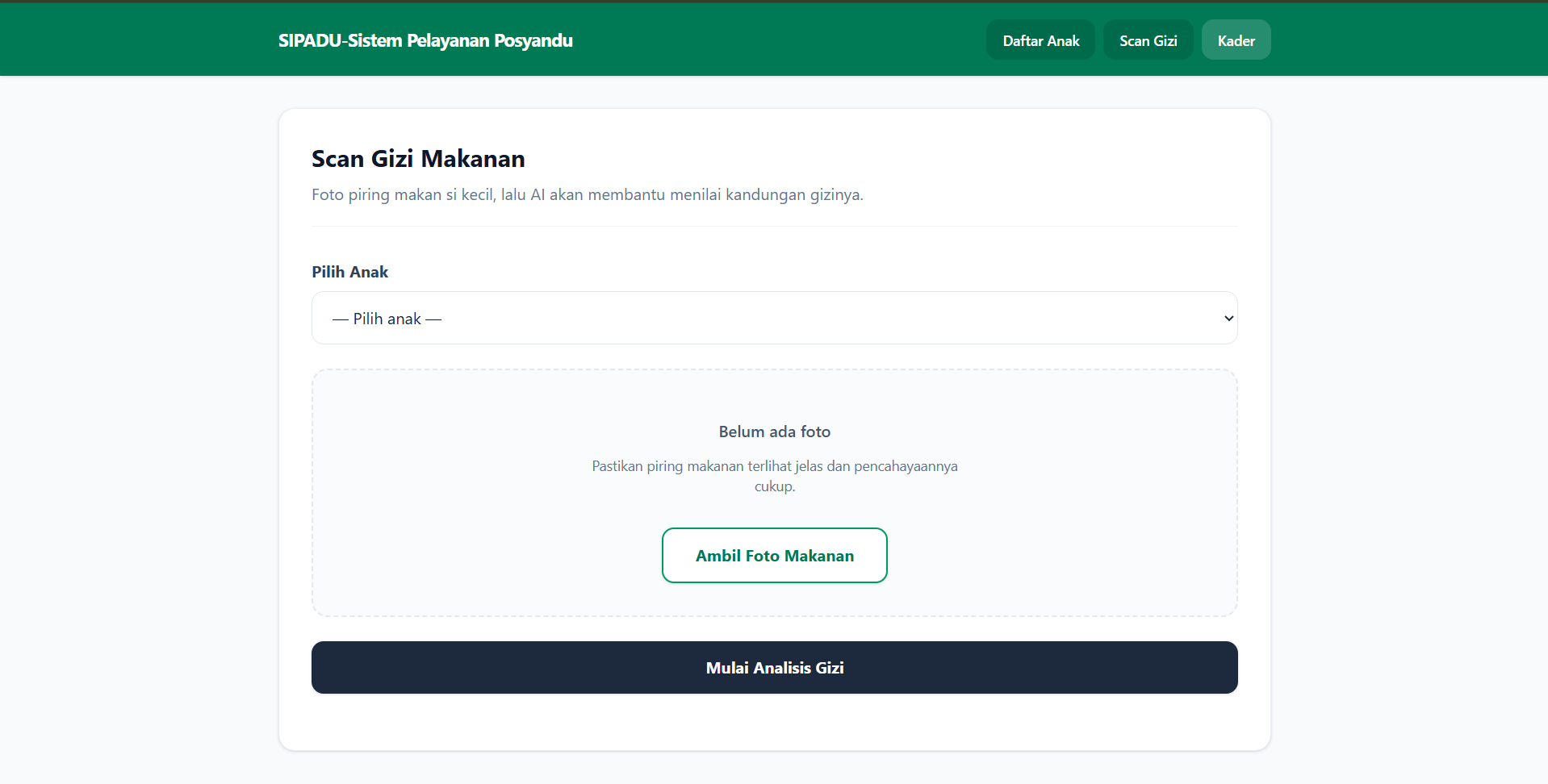 SIPADU (Sistem Pelayanan Posyandu) 2