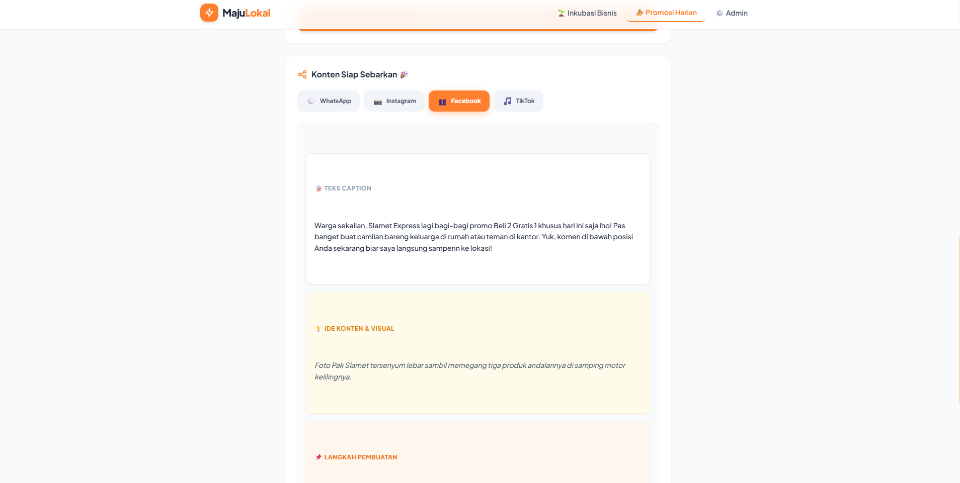 MajuLokal — Asisten AI Rencana Bisnis 3
